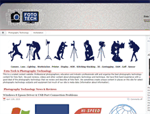 Tablet Screenshot of foto-tech.com